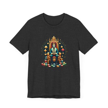 Gamblers King Unisex Short Sleeve Tee, Luck, Poker, Gambler