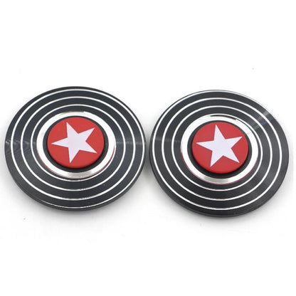 Superhero American Captain Metal Fidget Spinner round Shield Superhero Fidget Toy Adults Antistress Fingertip Gyro Toy for Kids