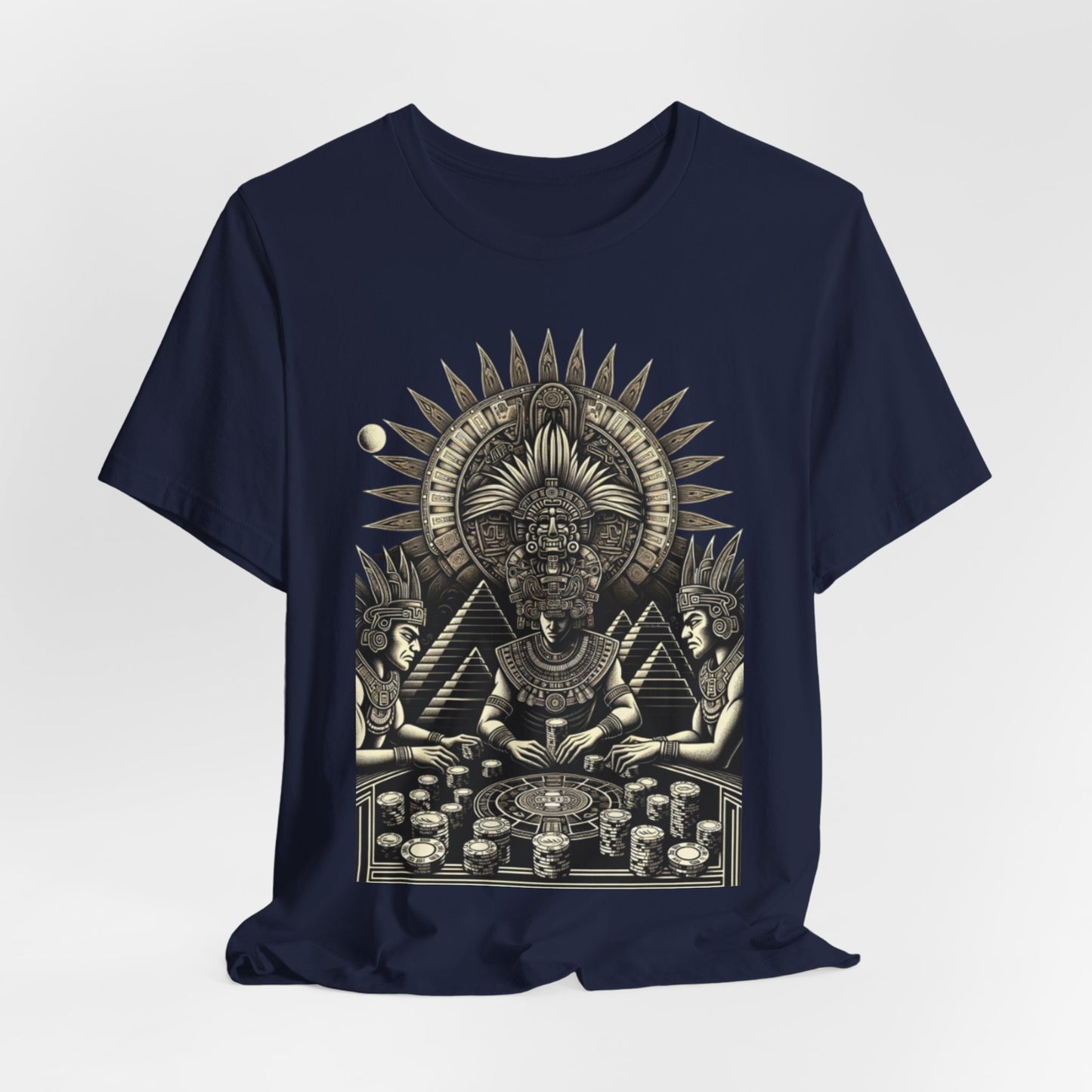 Aztec Poker Gawds Short Sleeve Tee