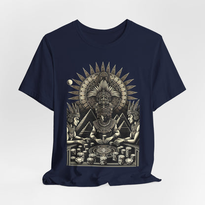 Aztec Poker Gawds Short Sleeve Tee