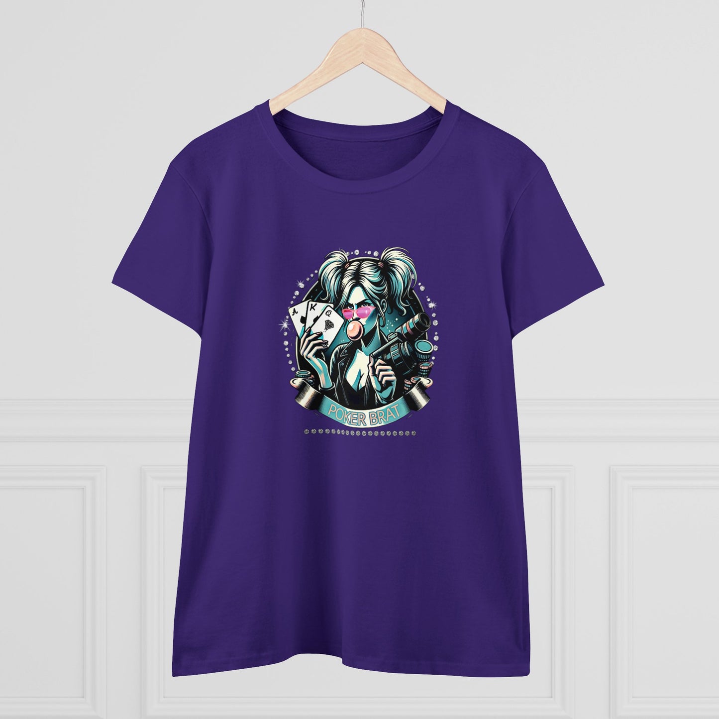 Poker Brat Women's Midweight Cotton Tee