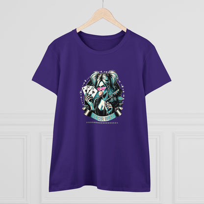 Poker Brat Women's Midweight Cotton Tee