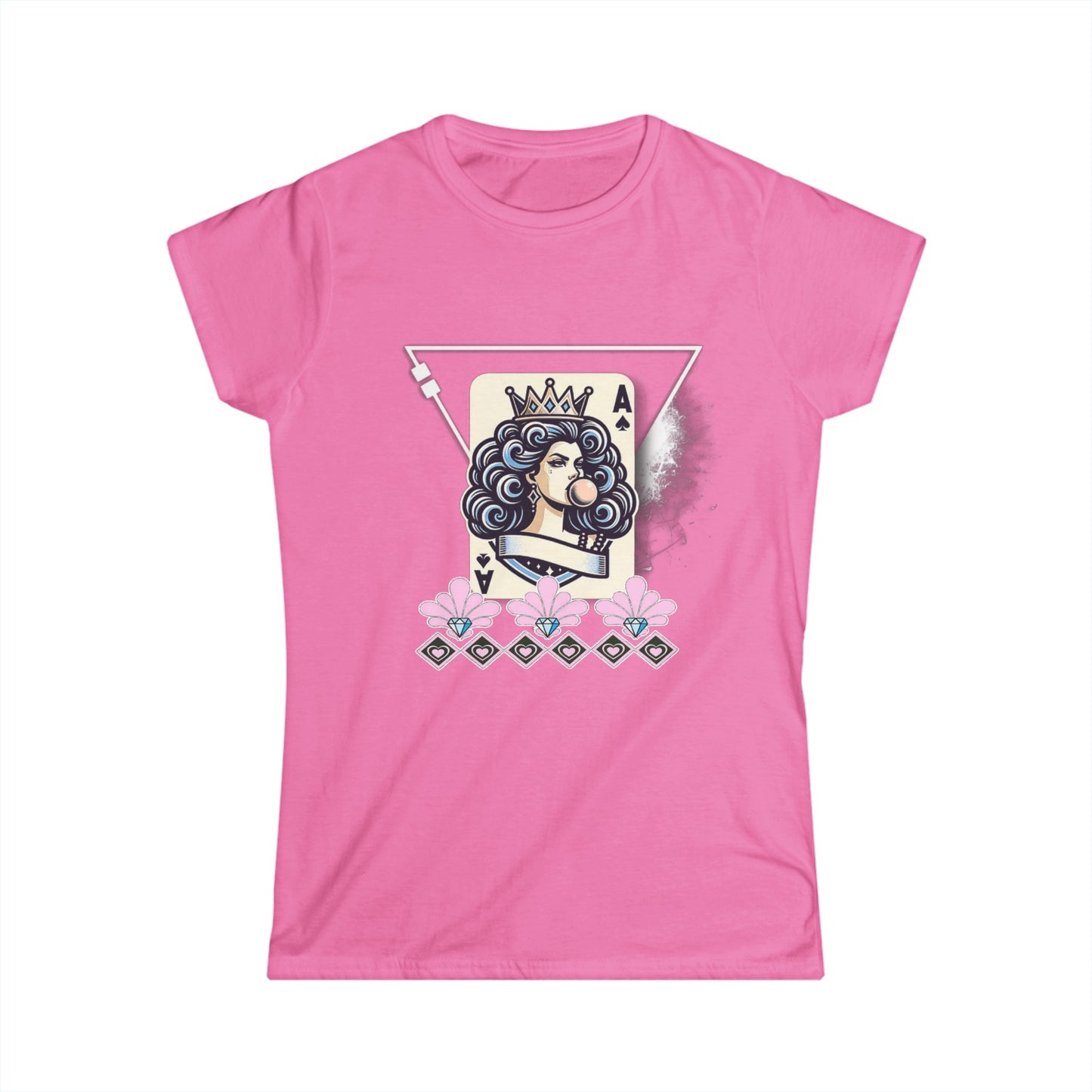 Poker Queen Women's Softstyle Tee