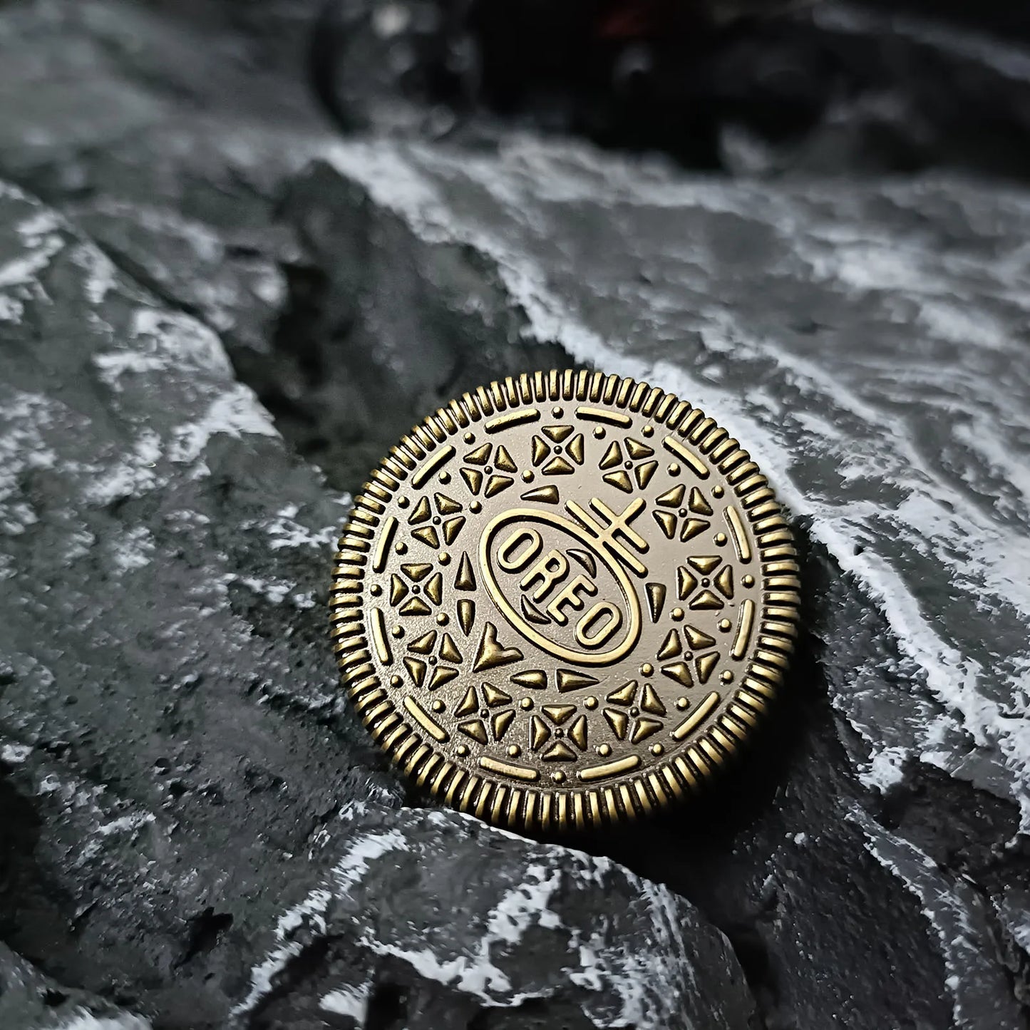 Haptic Coin Fidget Slider EDC Fidget Clicker Metal Fidget Toy for Adults, Marvel Haptic Coin Adults Push Slider Anxiety Relief