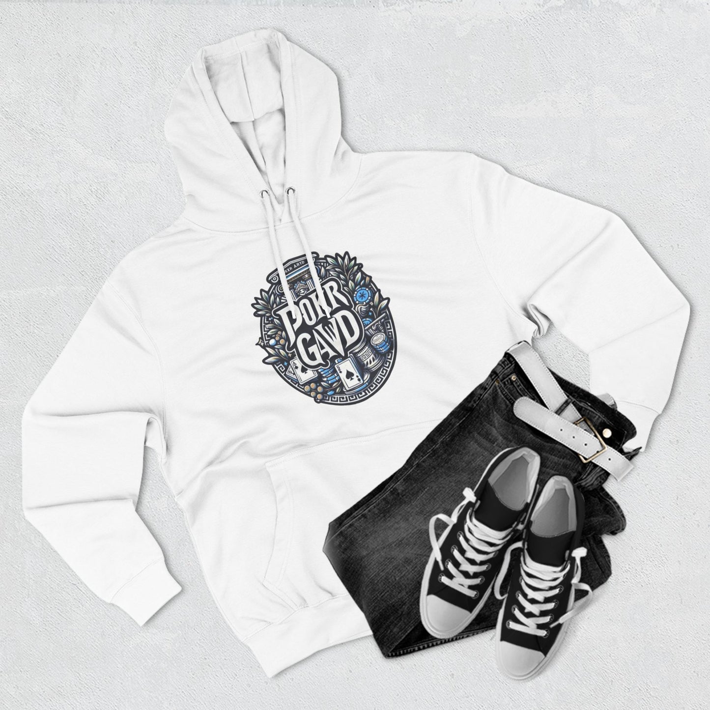 Poker Gawd Three-Panel Fleece Hoodie