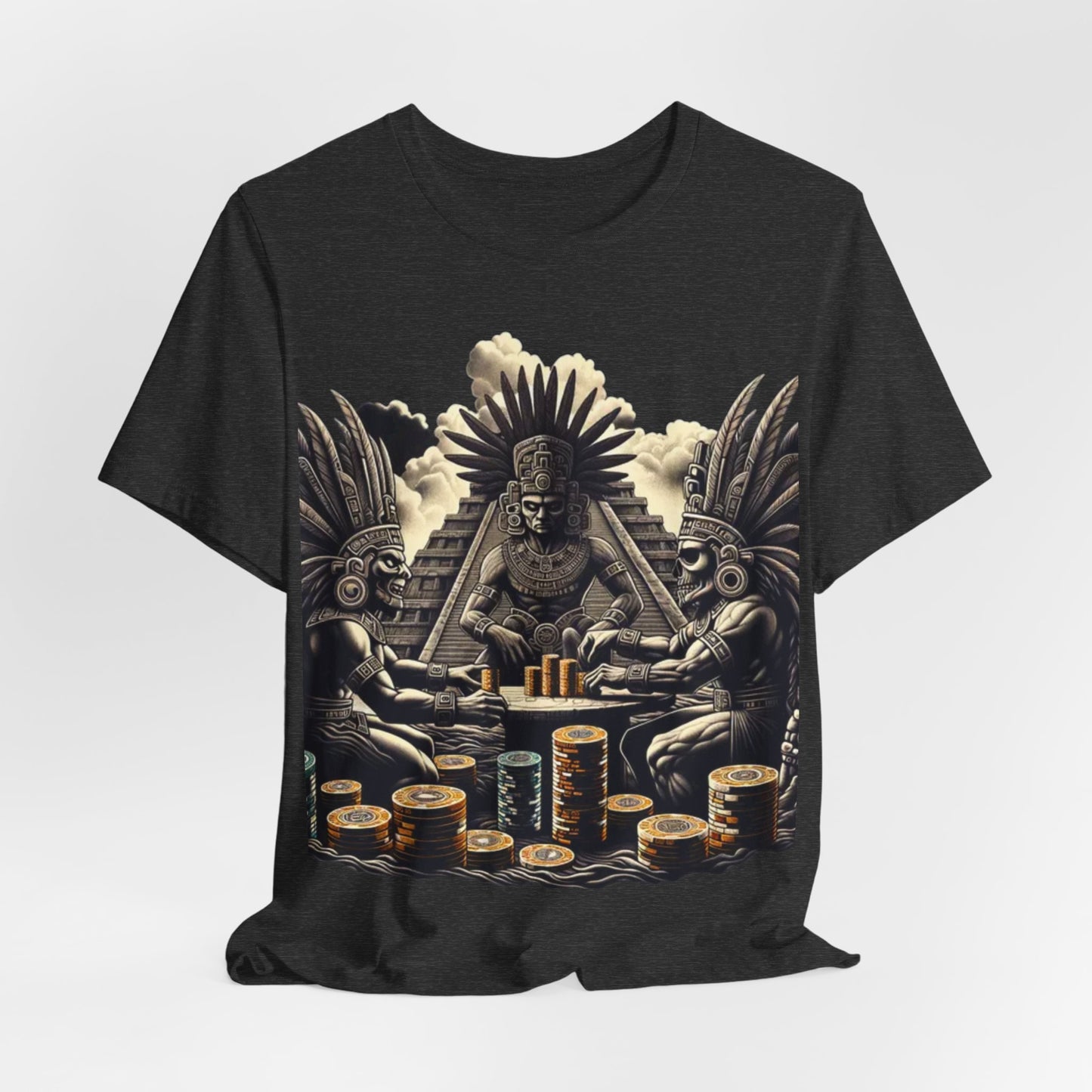 Aztec Poker Gawds Short Sleeve Tee