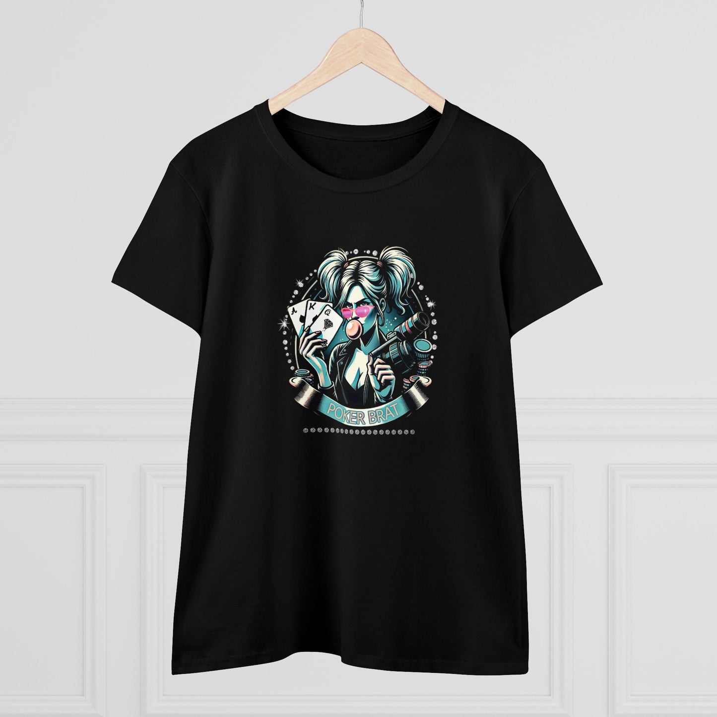 Poker Brat Women's Midweight Cotton Tee