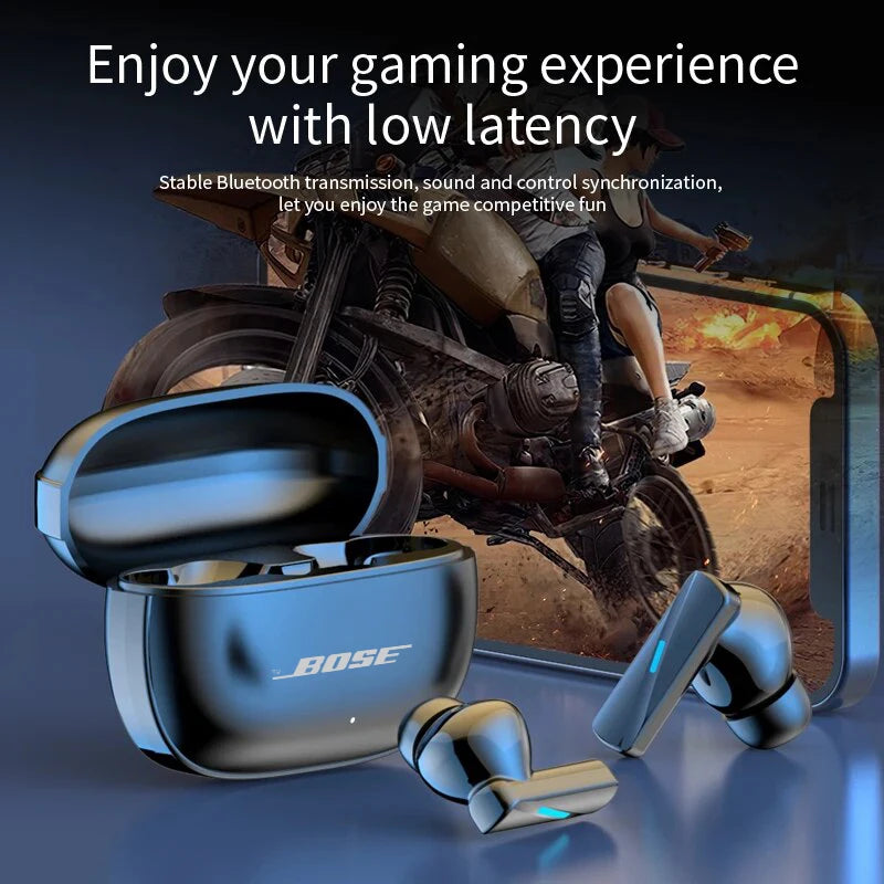 Wireless Touch Control Noise Cancelling Bluetooth Earphones
