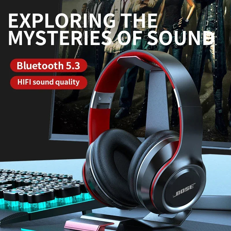 TOBOSE DR90 Wireless Headphone Bluetooth Earphone HIFI 3D Stereo Headset BASS Mode Gaming Earbud Over the Ear Headphone