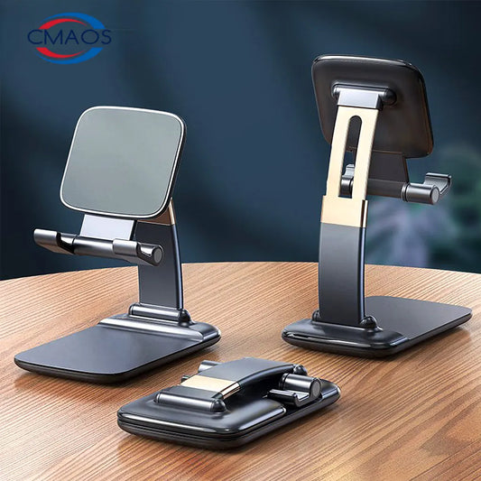 Foldable TableTop Mobile Phone Stand For Android/ iPad/ iPhone