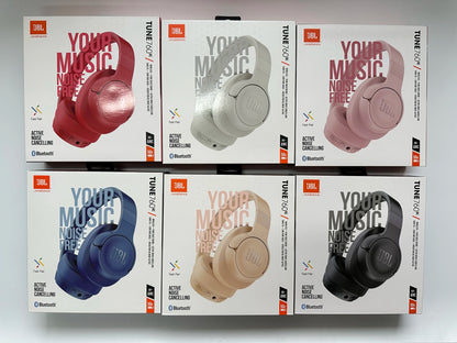JBL Tune 760NC Over-Ear Wireless Headphone Active Noise Cancellation Headset Gaming Sports Earphone With Mic JBL T760NC