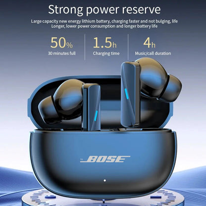 Wireless Touch Control Noise Cancelling Bluetooth Earphones