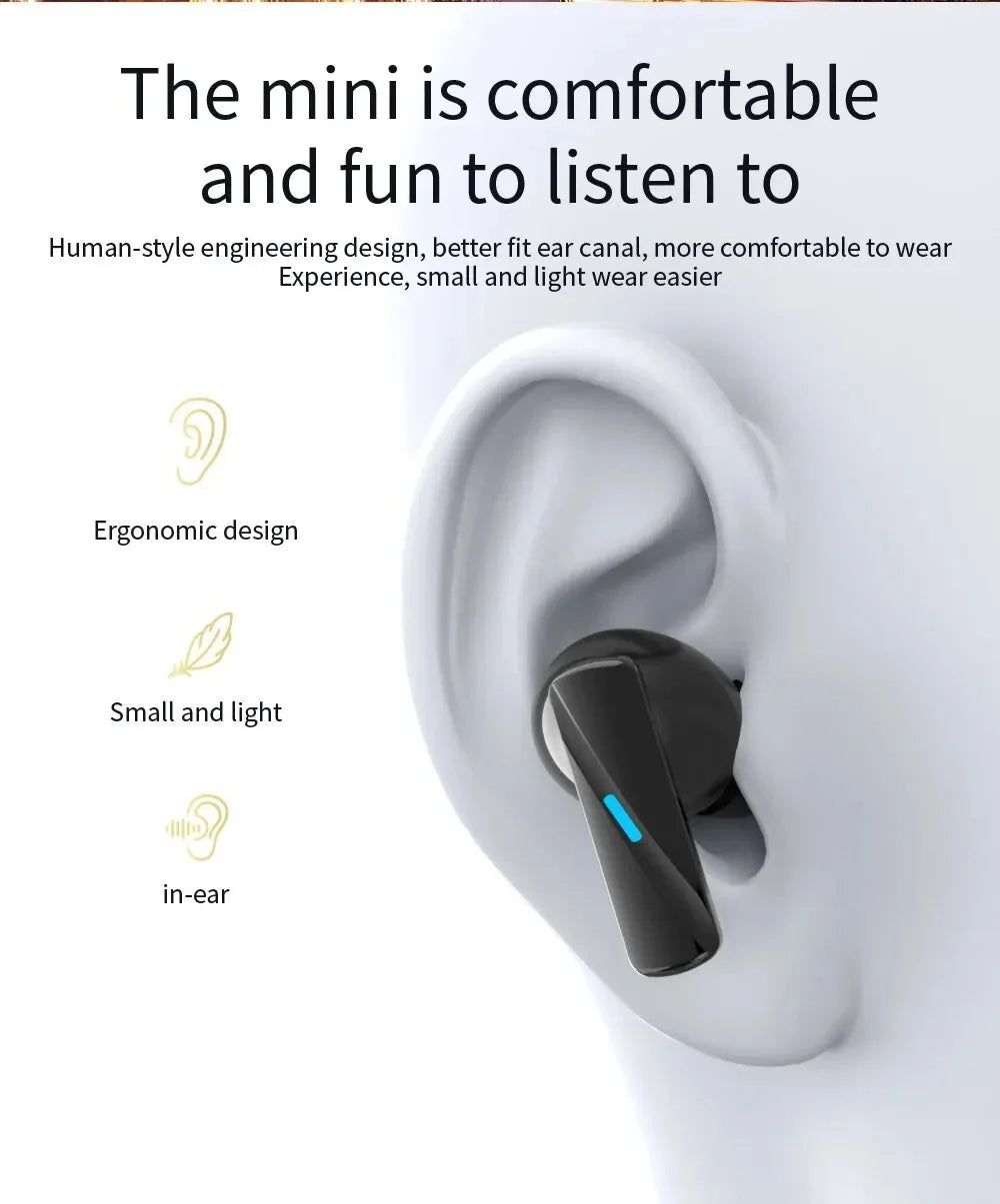 Wireless Touch Control Noise Cancelling Bluetooth Earphones