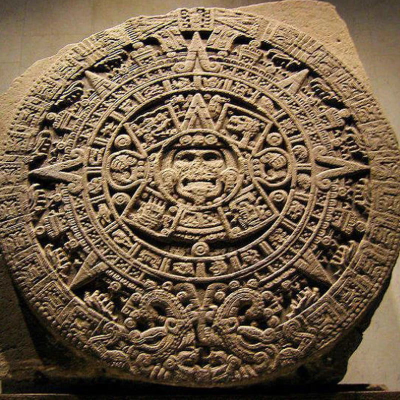 Mayan Aztec Calendar Gold Coin Fidget Toys for Anxiety ADHD EDC Gadgets Finger Skill Juguetes Antiestrés Ansiedad