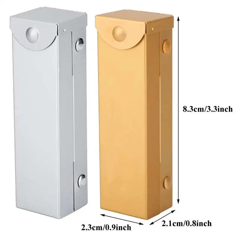 Game Dice Aluminium Alloy Table Game Poker Games Dices Set with Storage Box