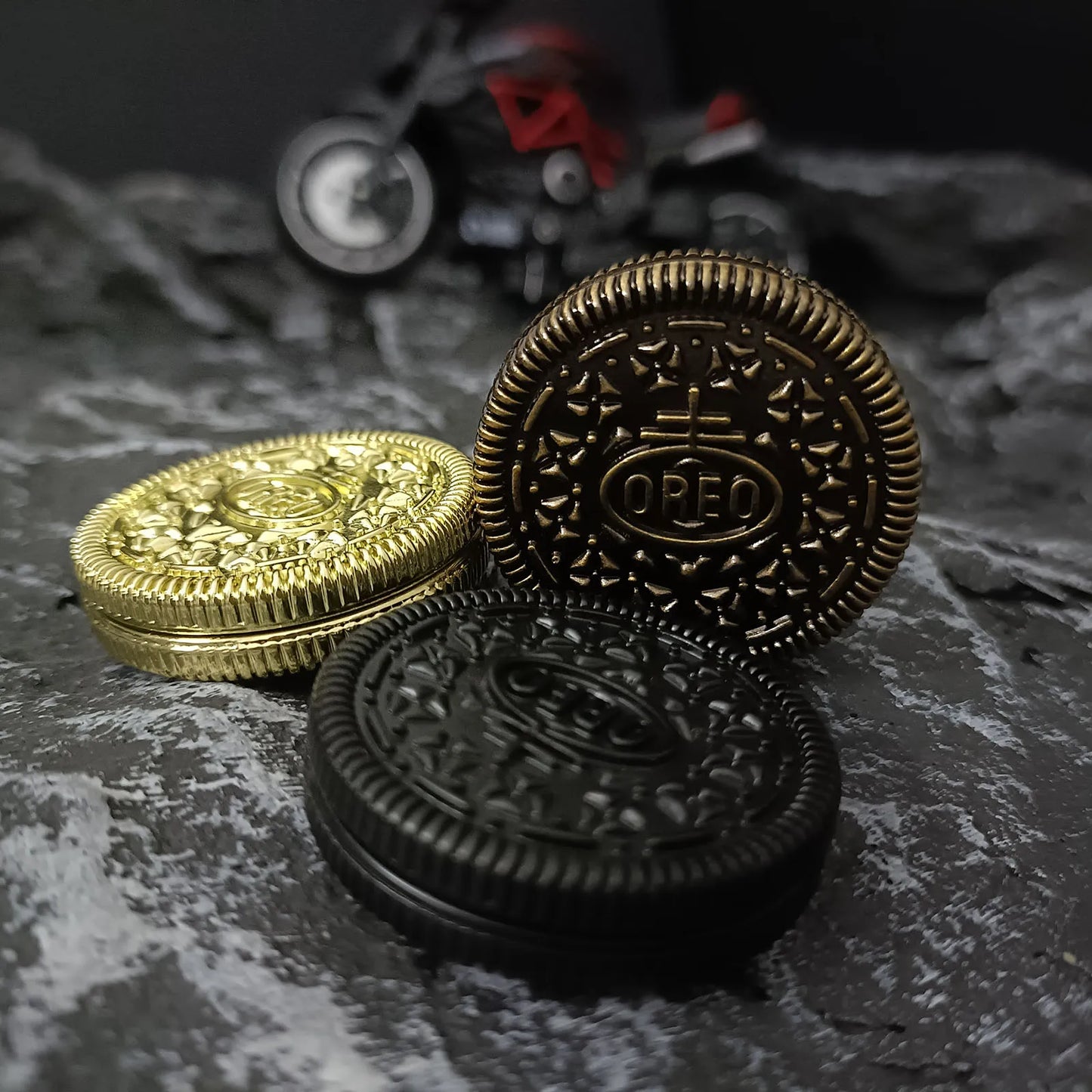 Haptic Coin Fidget Slider EDC Fidget Clicker Metal Fidget Toy for Adults, Marvel Haptic Coin Adults Push Slider Anxiety Relief