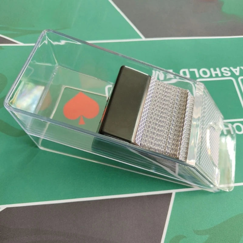 4/6-Deck Acrylic Blackjacks Dealing Shoe Playing Card Shuffler Pokers Dealer Durable Dealer Equipment and Game Supplies