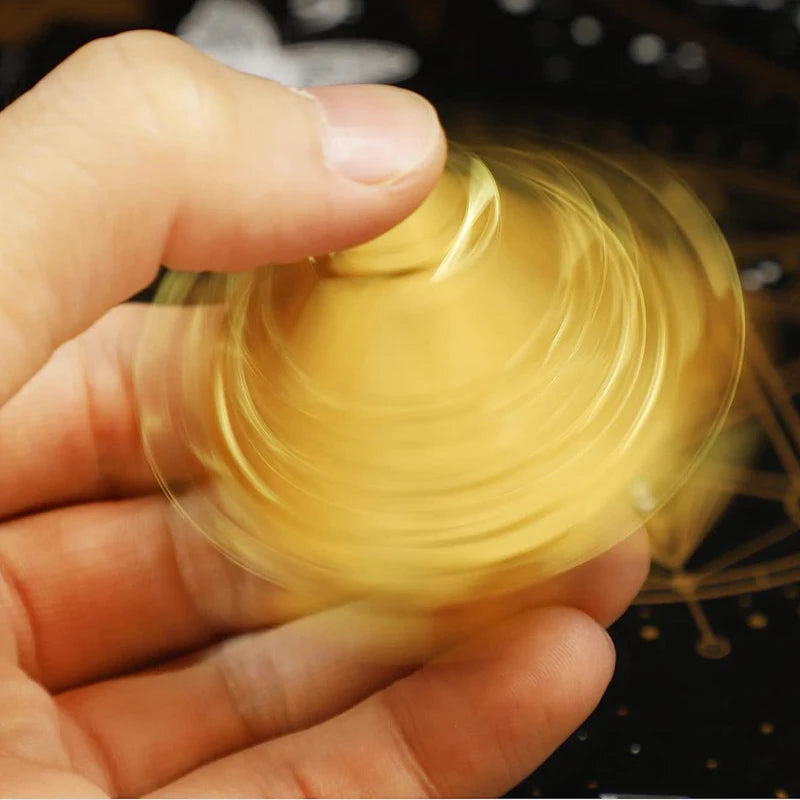 Pyramid Fidget Spinner Metal Spinning Desk Toy Funny Gadgets for Office anti Stress Anxiety ADHD Juguetes Antiestrés Ansiedad