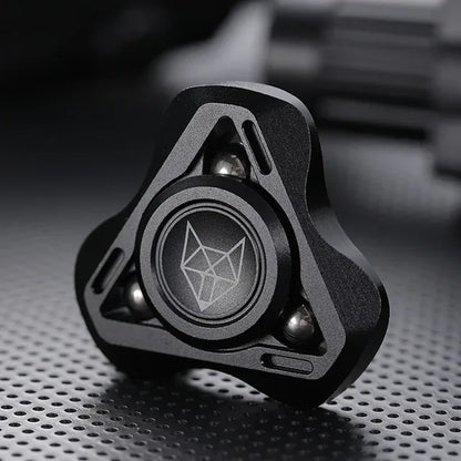New Fox Stainless Steel Metal Fidget Spinner Adult EDC Antistress Hand Spinner Office Toy Autism Stress Relief Toys