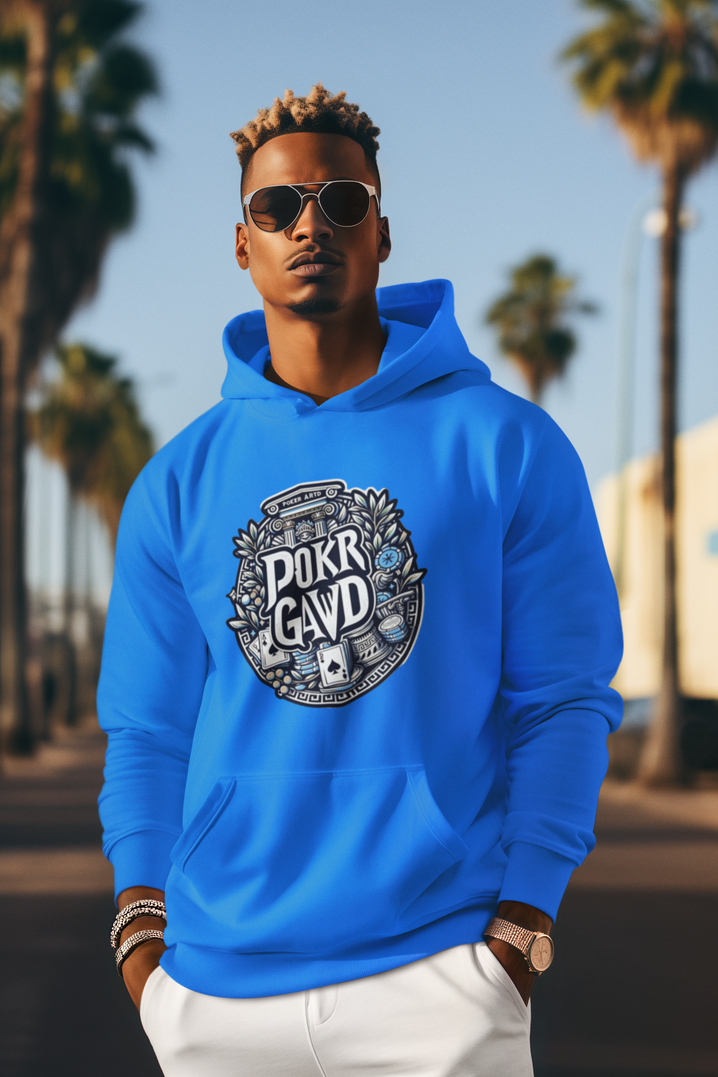 Poker Gawd Three-Panel Fleece Hoodie