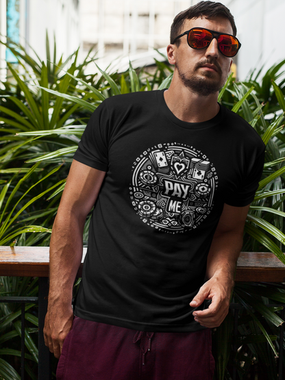 Poker Gawd Pay Me Short Sleeve Tee