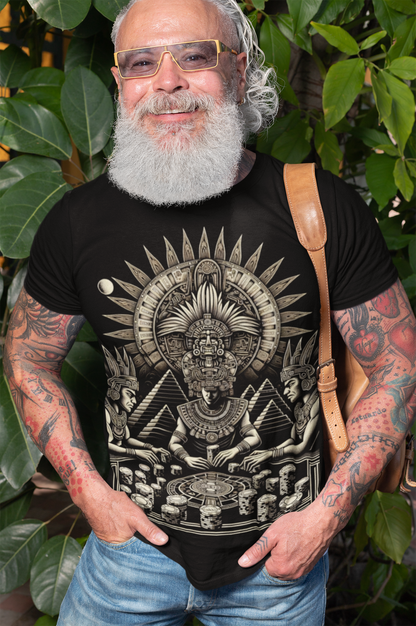 Aztec Poker Gawds Short Sleeve Tee